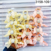 Impression Pack of 12 Pcs Pearl Style Hair Clutcher  Plastic Hair Clutcher